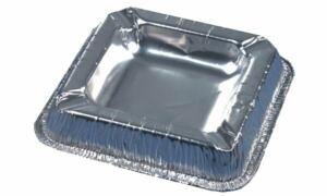 PAPSTAR Aluminium-Aschenbecher, qua dratisch, 10er (6414580)