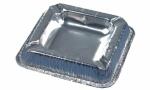 PAPSTAR Aluminium-Aschenbecher, qua dratisch, 10er (6414580)
