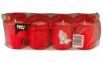 PAPSTAR Grablicht Stundenbrenner, Durchmesser: 50 mm, rot...
