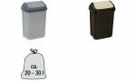 keeeper Abfalleimer swantje, 10 L iter, silber /...
