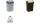 keeeper Abfalleimer swantje, 25 L iter, silber / anthrazit (6440070)