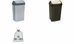 keeeper Abfalleimer swantje, 50 L iter, silber /...