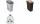keeeper Abfalleimer magne, 25 Lit er, anthrazit / creme (6440355)