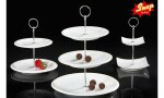 Snap by R & B Etagere BIANCO, Por zellan, 2-stufig,...