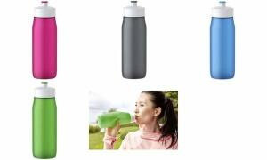 emsa Trinkflasche SQUEEZE SPORT, 0, 6 Liter, anthrazit (6460017)