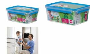 emsa Frischhaltedose CLIP & CLOSE, 2,30 Liter, transparent (6460095)