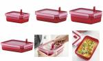 emsa Mikrowellendose CLIP & MICRO, 1,0 Liter, rot...