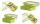 emsa Snackbox CLIP & GO, 0,55 Liter , transparent / grün (6460491)