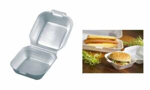 PAPSTAR Burgerbox eckig, EPS, Maße: 145 x 155 x 80 mm (6481368)