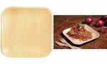 PAPSTAR Palmblatt-Teller pure eck ig, 255 x 255 mm, 25er...