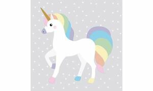 PAPSTAR Motivservietten Unicorn, 330 x 330 mm (6486736)