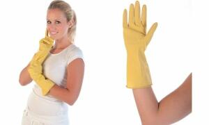 HYGOSTAR Latex-Universal-Handschuh BETTINA, M, gelb (6495039)