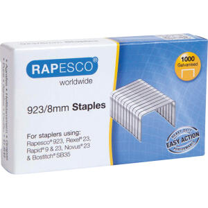 RAPESCO Heftklammern 923/8, verzink t, 1.000 Stück (65800137)