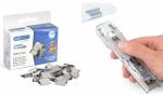 RAPESCO Dokumentenclips Supaclip 60 , Edelstahl, 250...