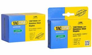 TACWISE Heftklammern 140/12 mm, Ede lstahl, 2.000 Stück (65900054)