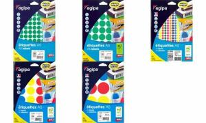 agipa Markierungspunkte, Durchmesse r: 45 mm, rund, farbig (66000269)