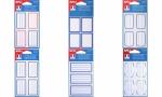 agipa Buchetiketten, rot/blau, 36 x 56 mm, liniert...