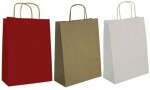 agipa Papiertragetasche - aus Kraft papier, klein, rot...