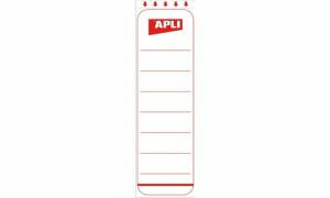 agipa Ordnerrücken-Etiketten, kurz/ breit, weiß (66000322)