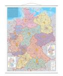 Franken Kartentafel PLZ - 97 x 137 cm, beschreibbar