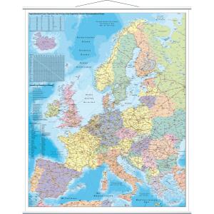 FRANKEN Europakarte, laminiert, 970 x 1.370 mm (70010179)