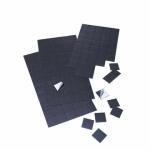 Franken Magnetplatte, 20 mm x 2 cm, 1 mm, schwarz