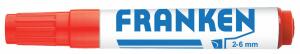 FRANKEN Flipchart Marker, Strichstä rke: 2-6 mm, rot (70010344)