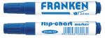 FRANKEN Flipchart Marker, Strichstä rke: 2-6 mm, blau (70010346)