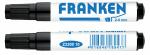 FRANKEN Flipchart Marker, Strichstä rke: 2-6 mm, schwarz (70010347)