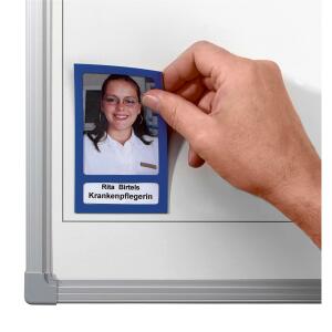 FRANKEN Magnet-Sichttasche, 72 x 11 5 mm, magnethaftend, blau (70010671