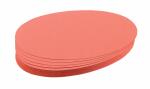 Franken Moderationskarte - Oval, 190 x 110 mm, rot, 500 Stück