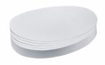 Franken Moderationskarte - Oval, 190 x 110 mm, weiß, 500 Stück