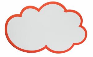 FRANKEN Moderationskarte Wolke, s elbstklebend, 150x230 mm (70010938)