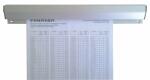 FRANKEN Papierklemmschiene, Alumini um, Länge: 880 mm (70011140)