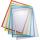 FRANKEN Magnet-Tasche / Dokumentenh alter, DIN A4, sortiert (70011233)