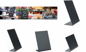 Securit Tischaufsteller L-BOARDS, D IN A8 (70020060)
