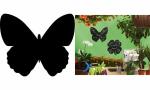 Securit Kreidetafel SILHOUETTE Sch metterling (70020088)