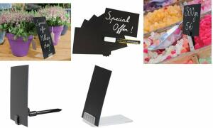 Securit Halterung CLAMP für Kreidet afelschilder, Acryl (70020291)
