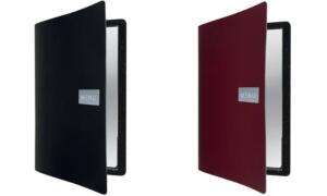 Securit Speisekarten-Mappe ROYAL, D IN A4, aus Leder, rot (70020311)