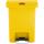 Rubbermaid Tret-Abfalleimer Slim Ji m, 30 Liter, gelb (71240027)