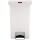 Rubbermaid Tret-Abfalleimer Slim Ji m, 50 Liter, weiß (71240030)