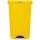 Rubbermaid Tret-Abfalleimer Slim Ji m, 68 Liter, gelb (71240037)
