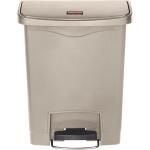 Rubbermaid Tret-Abfalleimer Slim Ji m, 90 Liter, beige...