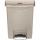 Rubbermaid Tret-Abfalleimer Slim Ji m, 90 Liter, beige (71240038)