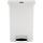 Rubbermaid Tret-Abfalleimer Slim Ji m, 90 Liter, weiß (71240042)