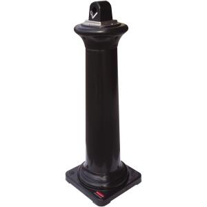 Rubbermaid Standascher GroundsKeepe r Tuscan, rund, schwarz (71240089)