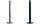 Rubbermaid Standascher Smokers Pol e, rund, schwarz (71240092)