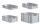 allit Aufbewahrungsbox ProfiPlus Eu roEco O612, grau (71510143)