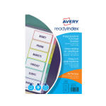 Zweckform AVERY Intercalaires Readyindex, PP, 6 touches,...