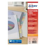 Zweckform AVERY Intercalaires à onglets, 8 to...